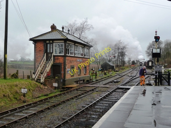 Photo 6"x4" Signal box, East Somerset Railway Chesterblade c2010
