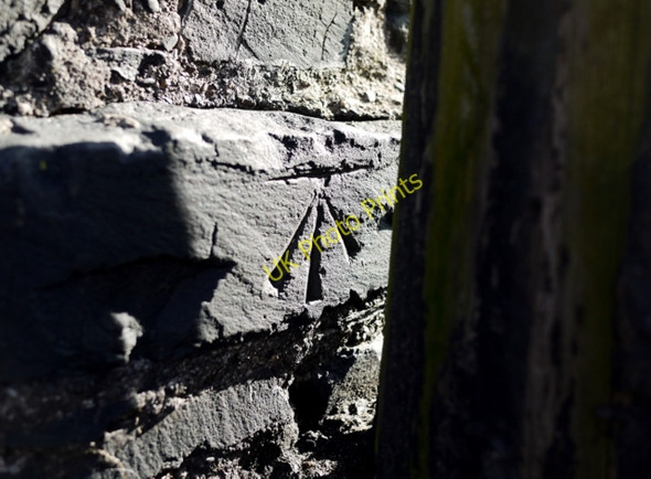 Photo 6"x4" Bench Mark, Donaghadee Donaghadee c2010 P1