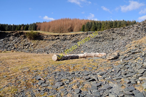 Photo 6"x4" Disused Slate Quarry Buchanty c2008