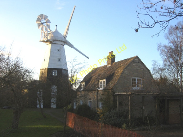 Photo 6"x4" Impington windmill, Cambs Impington c2005