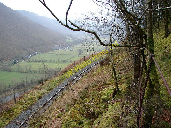 Photo 6"x4" The Vale of Rheidol Railway above Cwm Rheidol Mynydd Bach\/SN7176 c2008