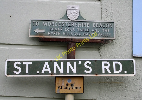 Photo 6"x4" Old Sign, St Ann's Road Great Malvern c2008
