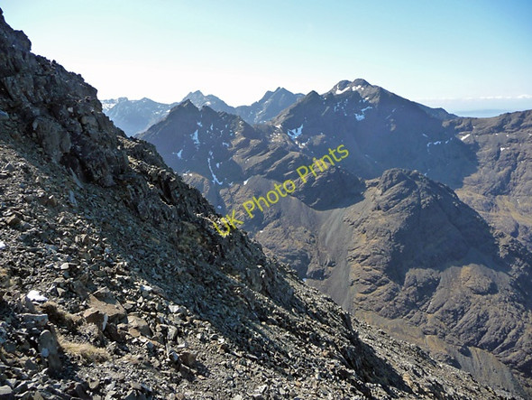 Photo 6"x4" The north-west ridge of Bruach na Frithe Bruach na Frithe c2010