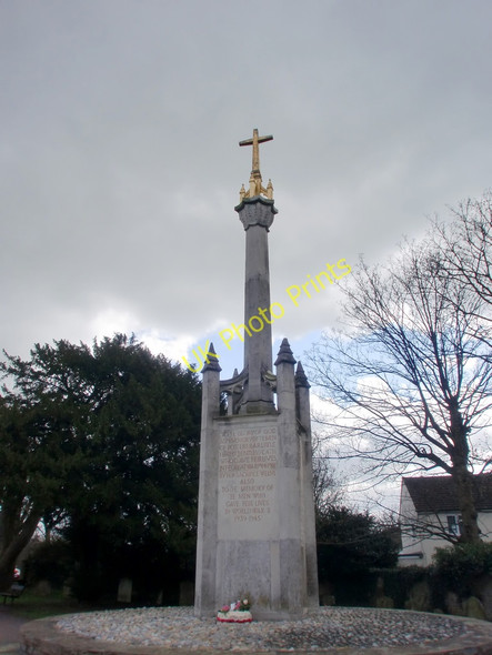Photo 6"x4" War Memorial, High Street, Potters Bar, Hertfordshire Potters Bar c2010
