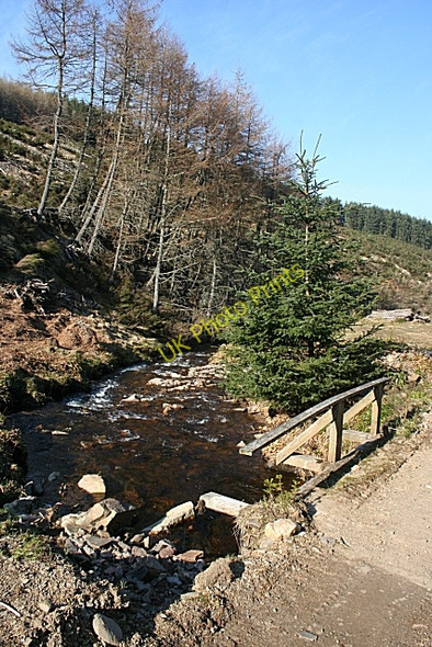 Photo 6"x4" Bridge over the Mossat Burn Kildrummy c2010