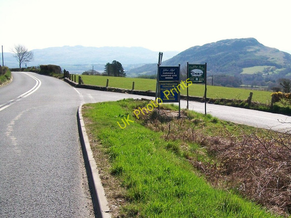 Photo 6"x4" The Glan Byl road junction from the A487 Golan c2010