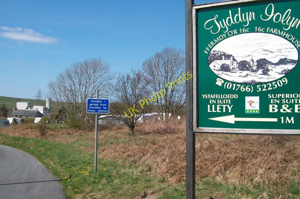 Photo 6"x4" Signs on the minor road near Glan Byl Golan c2010