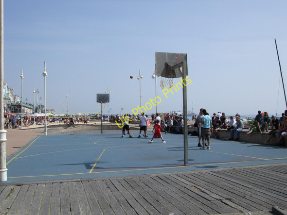 Photo 6"x4" Basketball Court near West Pier Hove c2010