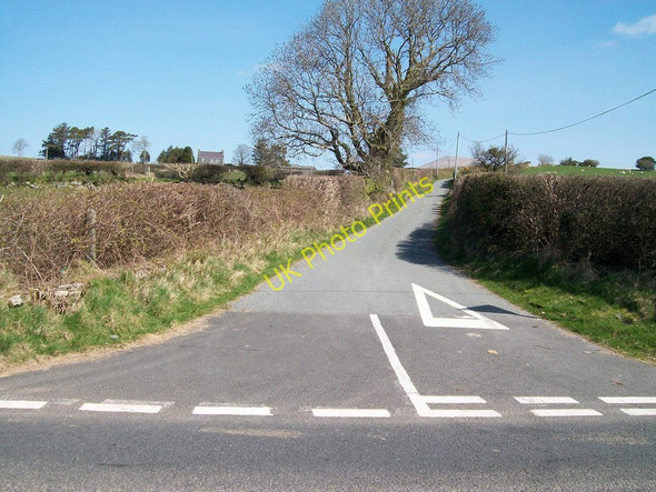 Photo 6"x4" Garnedd-hir lane at its junction with the A487 Penmorfa\/SH5440 c2010