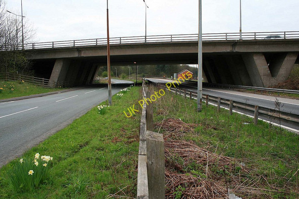 Photo 6"x4" Millhouse Lane and slip road Croft\/SJ6393 c2010