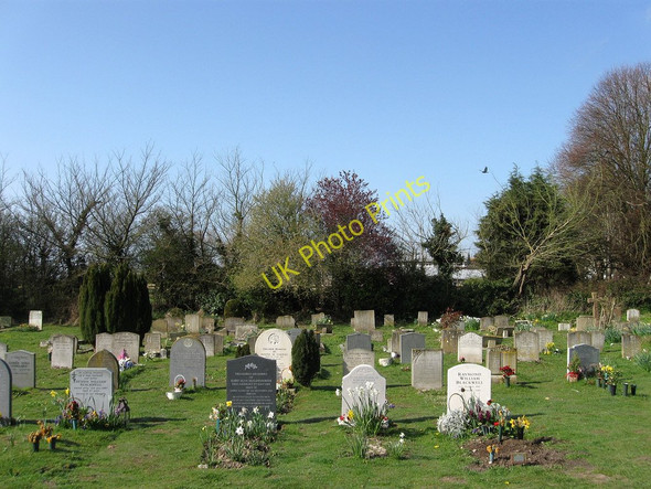 Photo 6"x4" Graveyard Extension, St Mary's Church Pevensey c2010