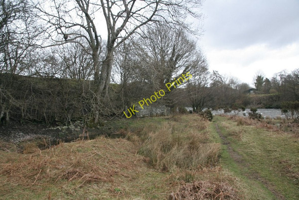 Photo 6"x4" Path by the bridge Llanwrthwl c2010