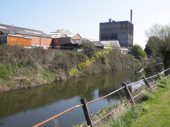 Photo 6"x4" Former milk processing factory, by the River Brue, Bason Bridge Bason Bridge c2010