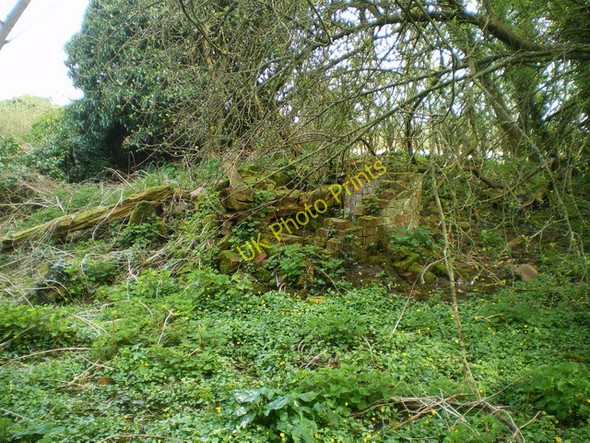 Photo 6"x4" Building remains at Hubbal Grange Shackerley c2010