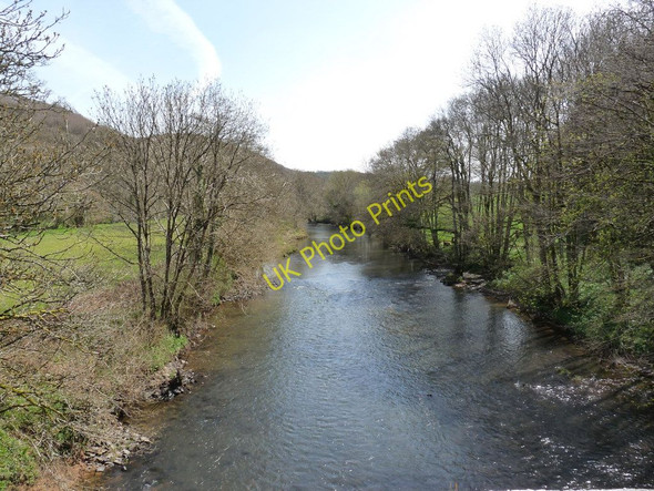 Photo 6"x4" The view downstream from Beaford Bridge on the river Torridge Beaford c2010