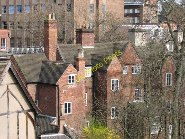 Photo 6"x4" Castle Gate house backs Nottingham\/SK5641 c2010