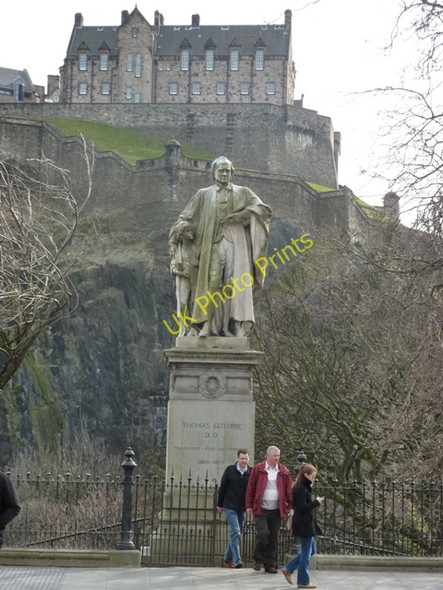 Photo 6"x4" Thomas Guthrie Statue, Princes St, Edinburgh Dean\/NT2474 c2010
