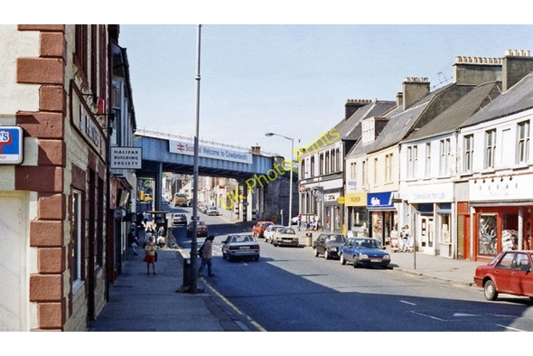 Photo 6"x4" Cowdenbeath High Street at Cowdenbeath New Station Cowdenbeath c1988