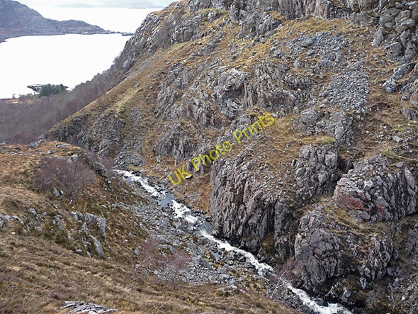 Photo 6"x4" Gorge of the Allt an Uain Lower Diabaig c2010