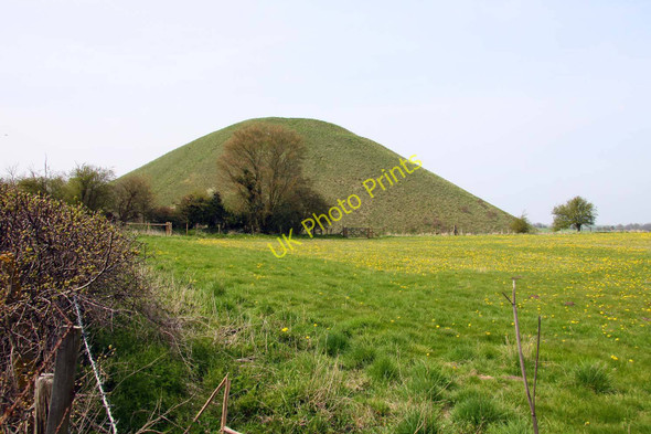 Photo 6"x4" The eastern side of Silbury Hill Avebury\/SU1069 c2010