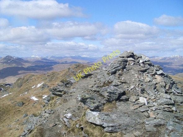 Photo 6"x4" View north from the summit of Beinn Chabhair Beinn Chabhair c2010