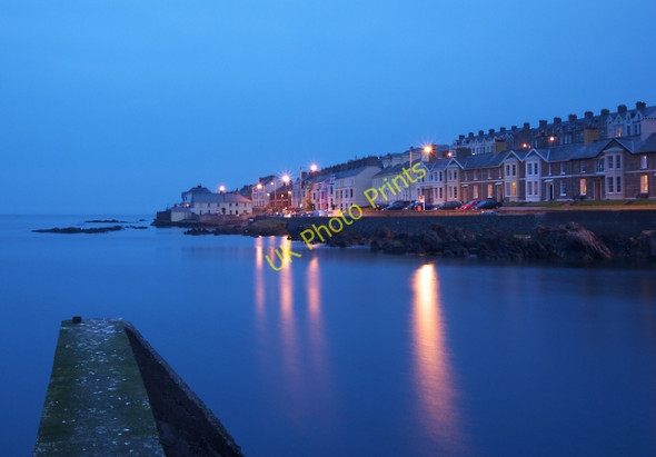 Photo 6"x4" The Seacliff Road at dusk Bangor\/J5081 c2010