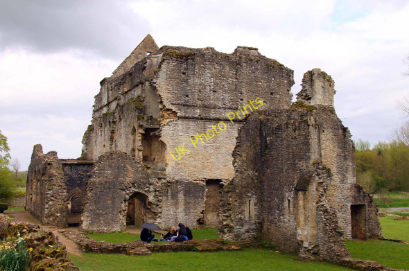 Photo 6"x4" Minster Lovell Hall from the churchyard Little Minster c2010
