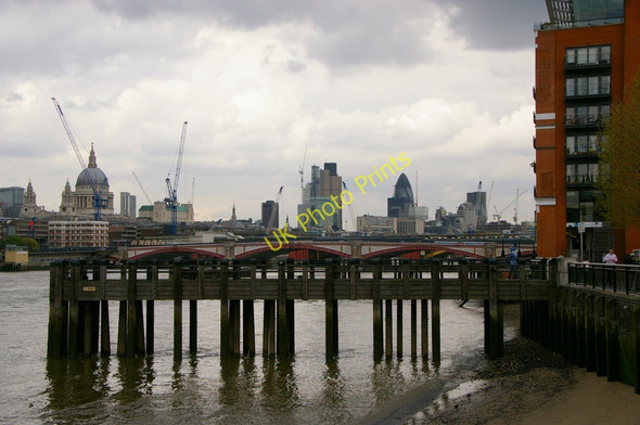 Photo 6"x4" Thames-side view, London SE1 London c2010