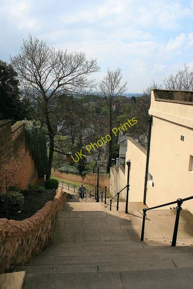 Photo 6"x4" Looking down Park Steps Nottingham\/SK5641 c2010
