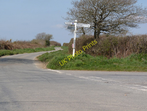 Photo 6"x4" Five Lanes Cross, Near Haytown Abbots Bickington c2010