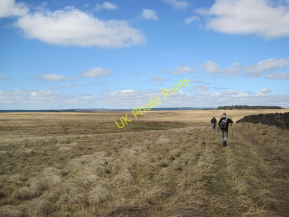 Photo 6"x4" Footpath near Smallburn Hill Hag Sike c2010