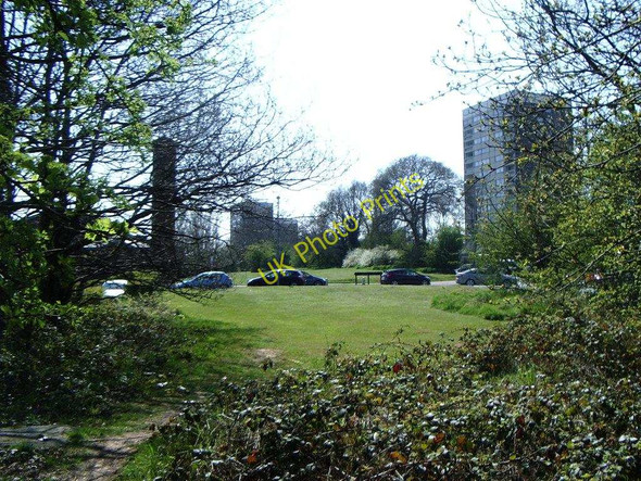 Photo 6"x4" Wasteground, top of Sladepool Farm Road Brandwood End c2010
