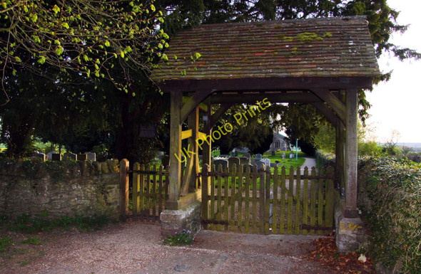 Photo 6"x4" Lych gate to St Mary's church Garsington c2010