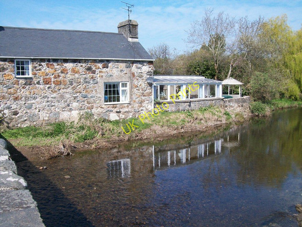 Photo 6"x4" The placid Afon Erch at Pont Abererch Pwllheli c2010