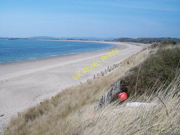 Photo 6"x4" View west along Abererch beach Pwllheli c2010