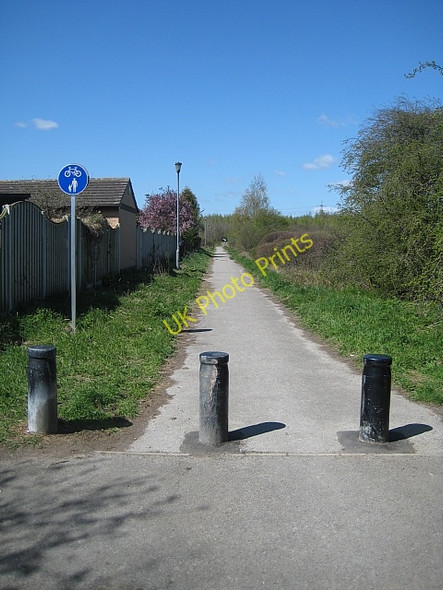 Photo 6"x4" Public footpath Carr Gate c2010