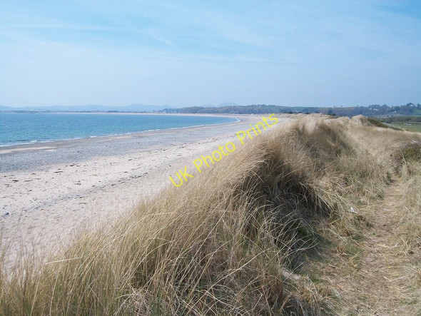 Photo 6"x4" View westwards along Abererch beach from the Llŷn Coastal Path Abererch c2010
