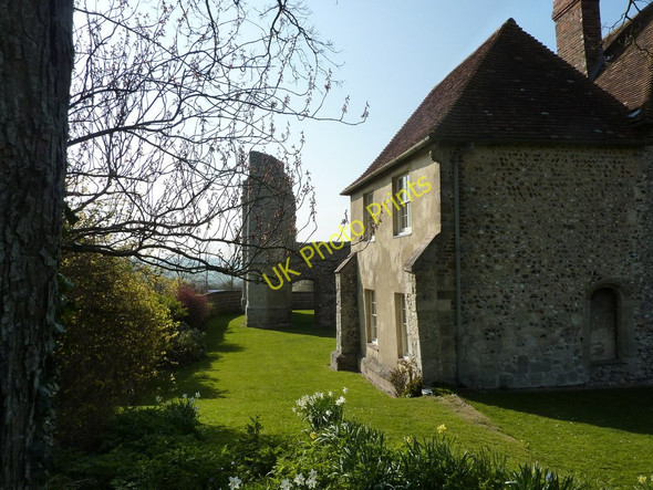 Photo 6"x4" Wilmington Priory; south east wing and Great Chamber Wilmington\/TQ5404 c2010
