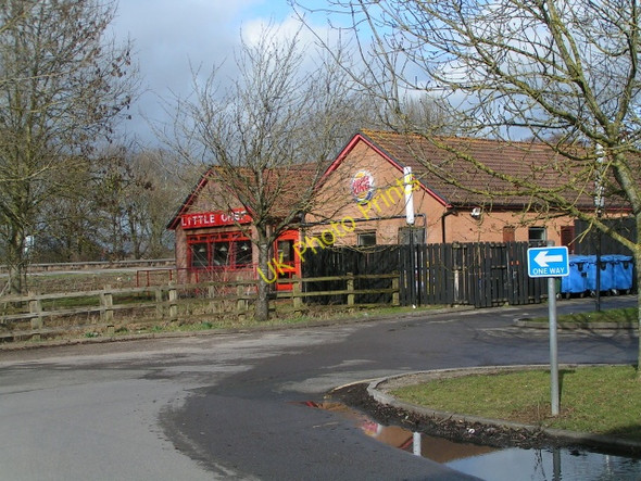 Photo 6"x4" One way to the fast food, Serives at Podimore, on the A303 Podimore c2010