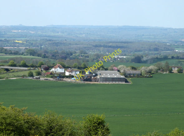 Photo 6"x4" 2010 : Halfway Farm and view Warminster c2010