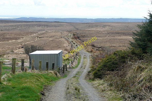 Photo 6"x4" Moorland south of Ben Dash Liscasey c2010