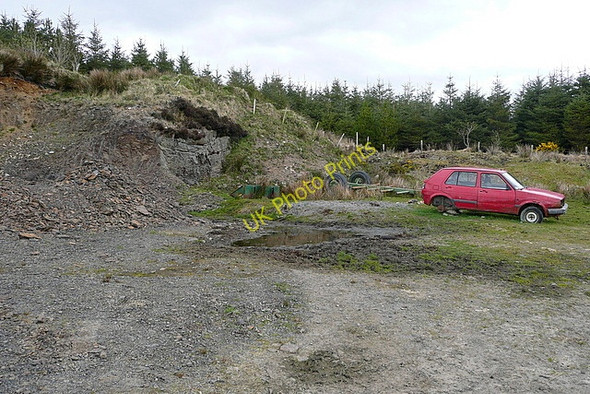 Photo 6"x4" Quarry at Doolough Kilmihil c2010