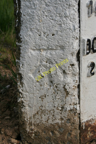 Photo 6"x4" Bench Mark, Clifford Moor Milestone Clifford\/SE4244 c2010