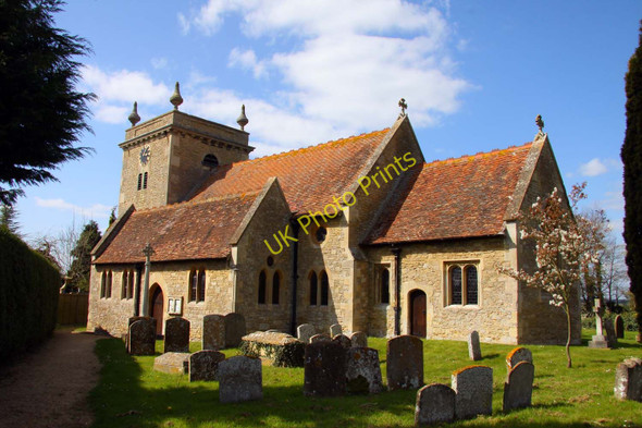 Photo 6"x4" St John The Baptist Church Brookhampton\/SU6098 c2010
