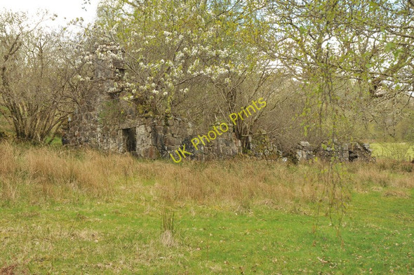 Photo 6"x4" Ruined building near Loch Eil Blaich c2010