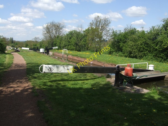Photo 6"x4" Hanbury Locks - Lock No 1 Gallows Green\/SO9362 c2010