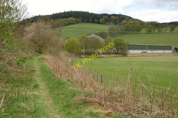 Photo 6"x4" Route of the old railway line, Eshiels Peebles\/NT2540 c2010
