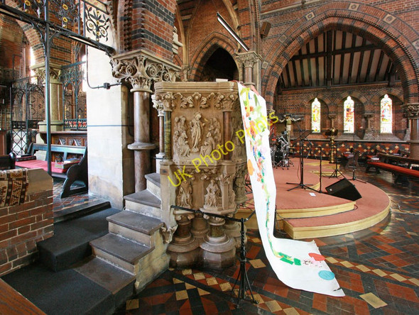 Photo 6"x4" St James the Less, Vauxhall Bridge Road, SW1 - Pulpit Westminster c2010