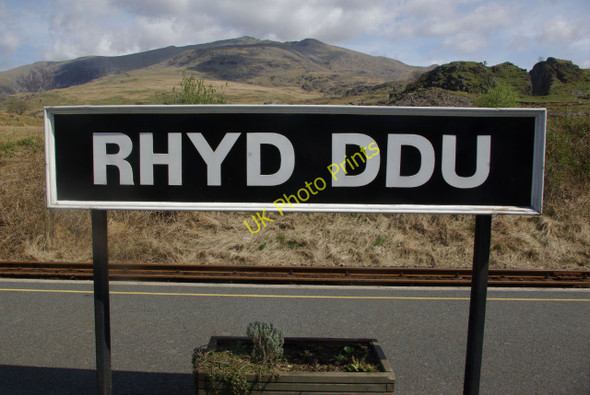 Photo 6"x4" Rhyd Ddu Station Rhyd-Ddu\/SH5652 c2010