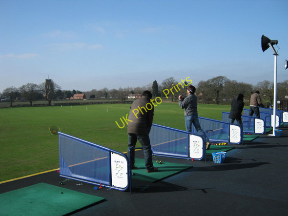 Photo 6"x4" Driving Range, Wythall Inkford c2011